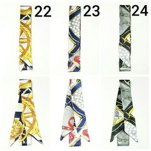 New! 2pc Any Design From 22 to 24 Satin Scarves